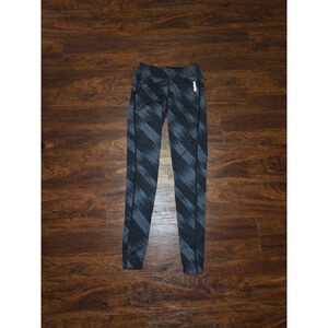 Reebok Black Gray Leggings size XS